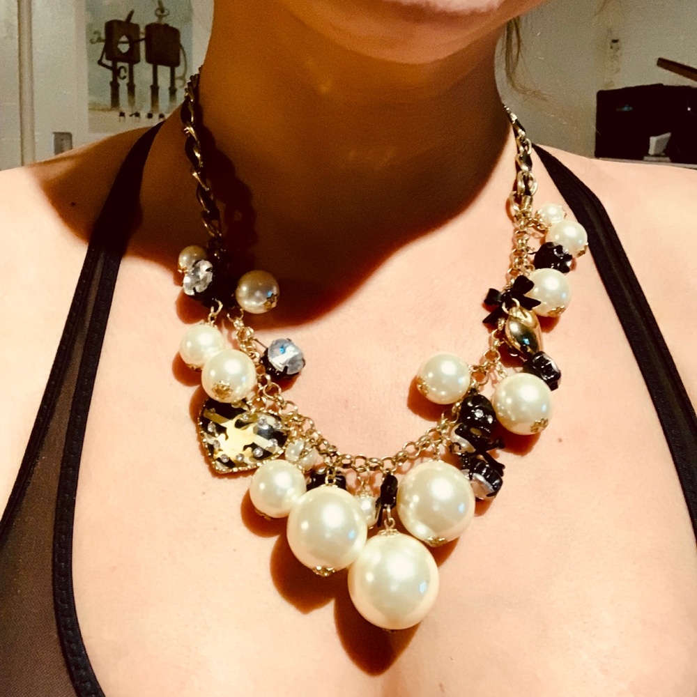 Vintage Betsey Johnson Pirate Princess Necklace